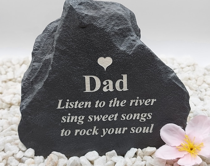 Memorial Rock (Stone Effect) Personalized - Weatherproof - Various Images