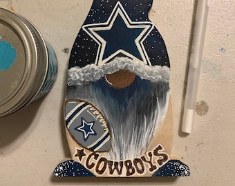 Sports Team Basketball, Football, Baseball, Soccer Gnome shelf decoration