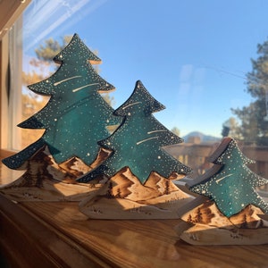 Winter/Weihnachtsbaum Aurora Borealis/Nordlichter Regaldekoration