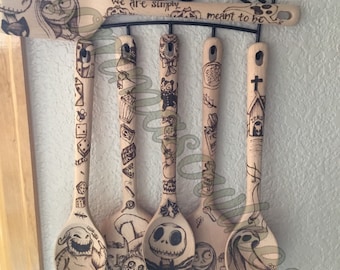 Nightmare kitchen spoons set