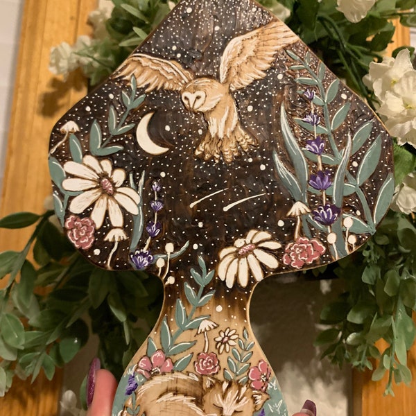 Large mushroom Shelf Decor pastel goth cottagecore