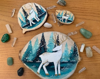 Winter/Christmas Spirit deer wall decoration