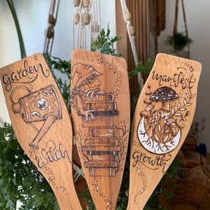 Garden Witchery wood utensil set