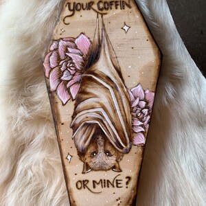 Bat / ataúd / vampiro pastel goth estante / decoración de la pared