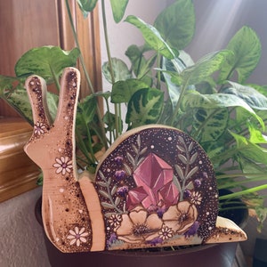 Cottagecore gedetailleerd slakkenrekdecor
