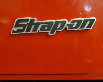 Funny “Strap-On” Magnet – Snap-On Parody Tool Box Magnet • Mechanic Gift • Shop Humor • 3D Printed