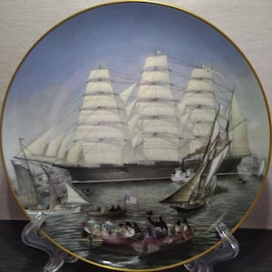 Franklin Porzellan Vintage Dekoteller &quot;Great Republic&quot;