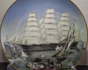 Franklin Porcelain vintage decorative plate "Great Republic"