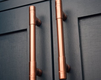 Copper Handles T Pull. Copper Drawer Pull. Cabinet Hardware. Copper Kitchen Cupboard. pulls. Cabinet Pull. Drawer Handles. Copper Pulls