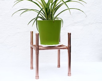 Handmade Copper Plant Stand