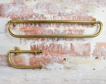 Afgerond Messing Badkamer accessoires set - Badkamer hardware set