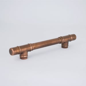 Copper Pull Handle - T-Shaped (Aged)