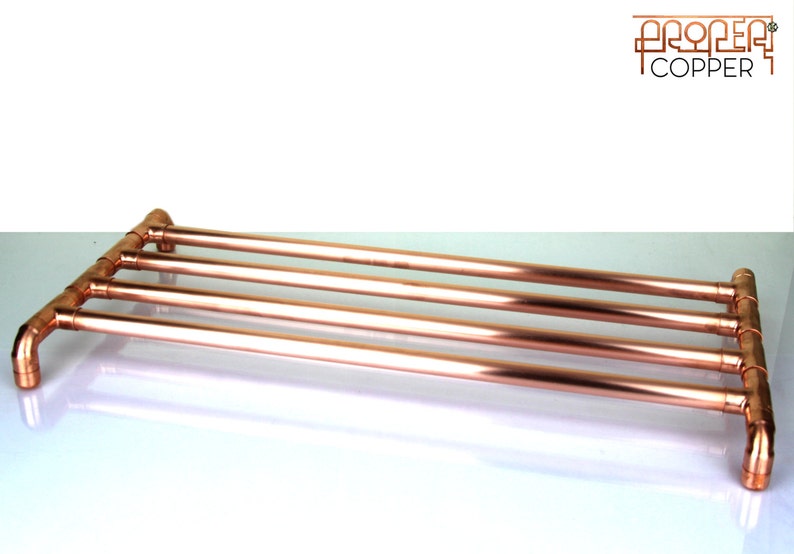 Modern Polished Copper Pot Pan Stand, Trivet image 3