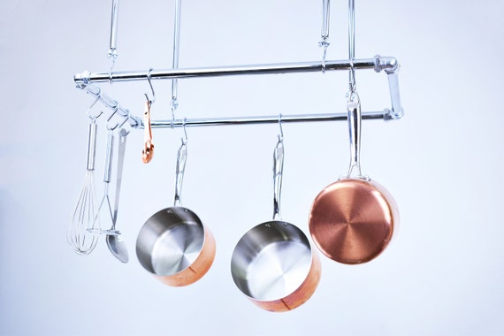 Buy Chrome Ceiling Pot and Pan Rack, Various Sizes Available-pan