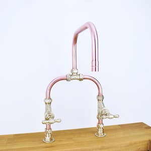 Rounded Copper Tap (Seine Mixer Tap)