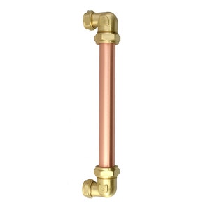 Brass and Copper Bolt U-Barn Pull image 6