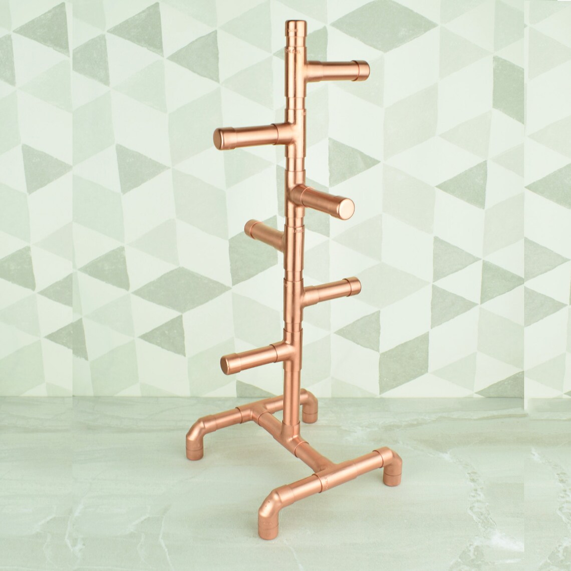 Copper Mug Holder Etsy