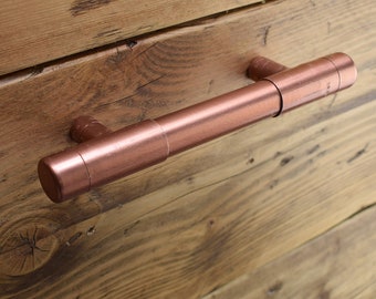 Copper Pull Handle - T-shaped (Thick Bodied)