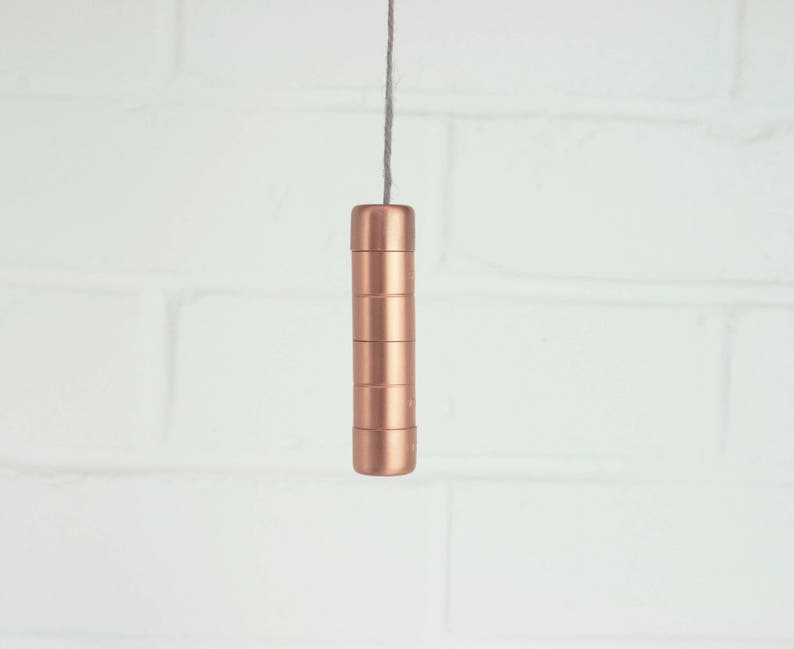 Long Thin Copper Light Pull Bathroom Light Pulls Etsy