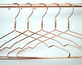 Copper Clothes Hangers