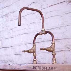 Copper Tap Seine  - Weathered - Aged - Vintage - Kitchen Sink Faucets