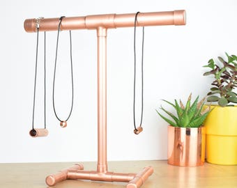 Copper Jewellery Stand.