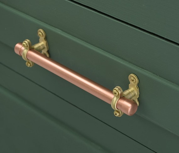 Copper And Brass Bracket Pull Handle Cabinet Hardware Drawer Canada Copper And Brass Bracket Pull Handle, Copper Cabinet Hardware Canada
