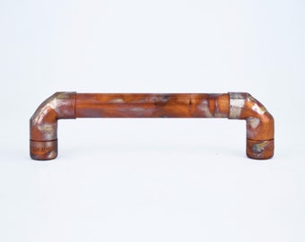 CUSTOM ORDER for Hannah -Marbled Copper Drawer Handle