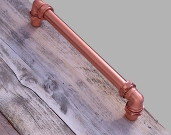 Industrial Copper Handle with Bolt Ends