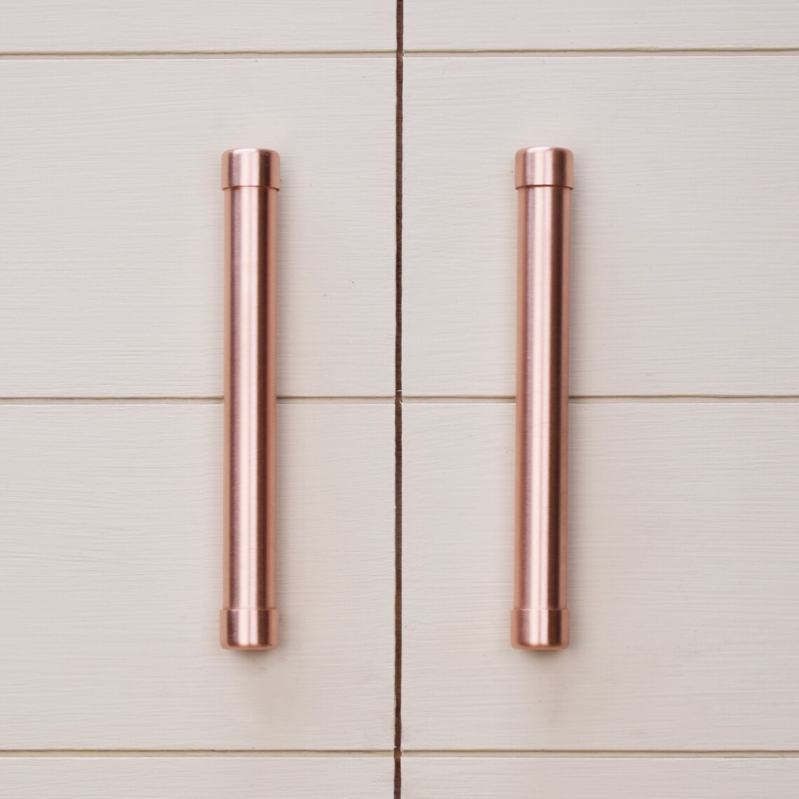 Modern Copper Bar Pull Handle Hardware Drawer Pull Etsy