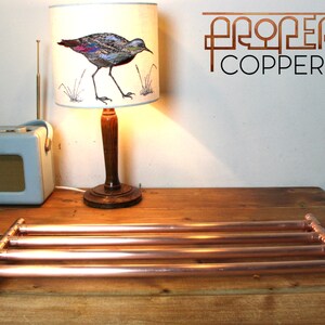 Modern Polished Copper Pot Pan Stand, Trivet image 2