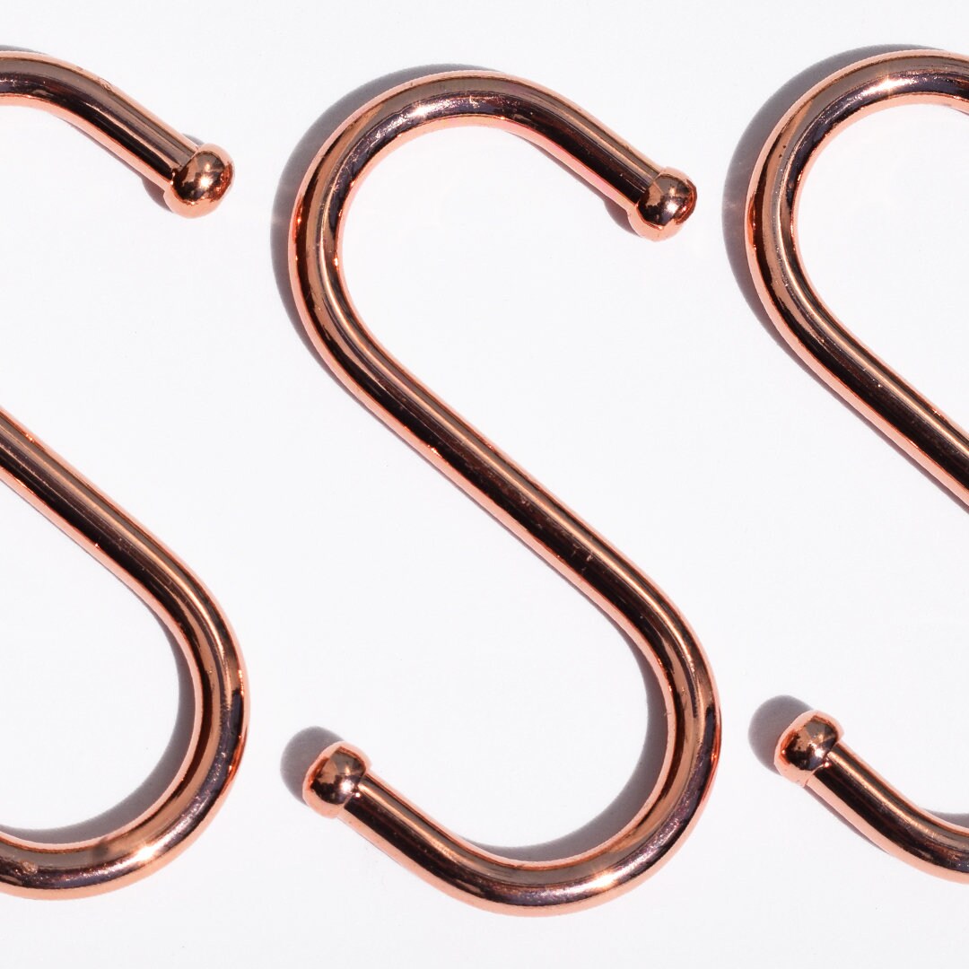 Copper S Hooks. Etsy