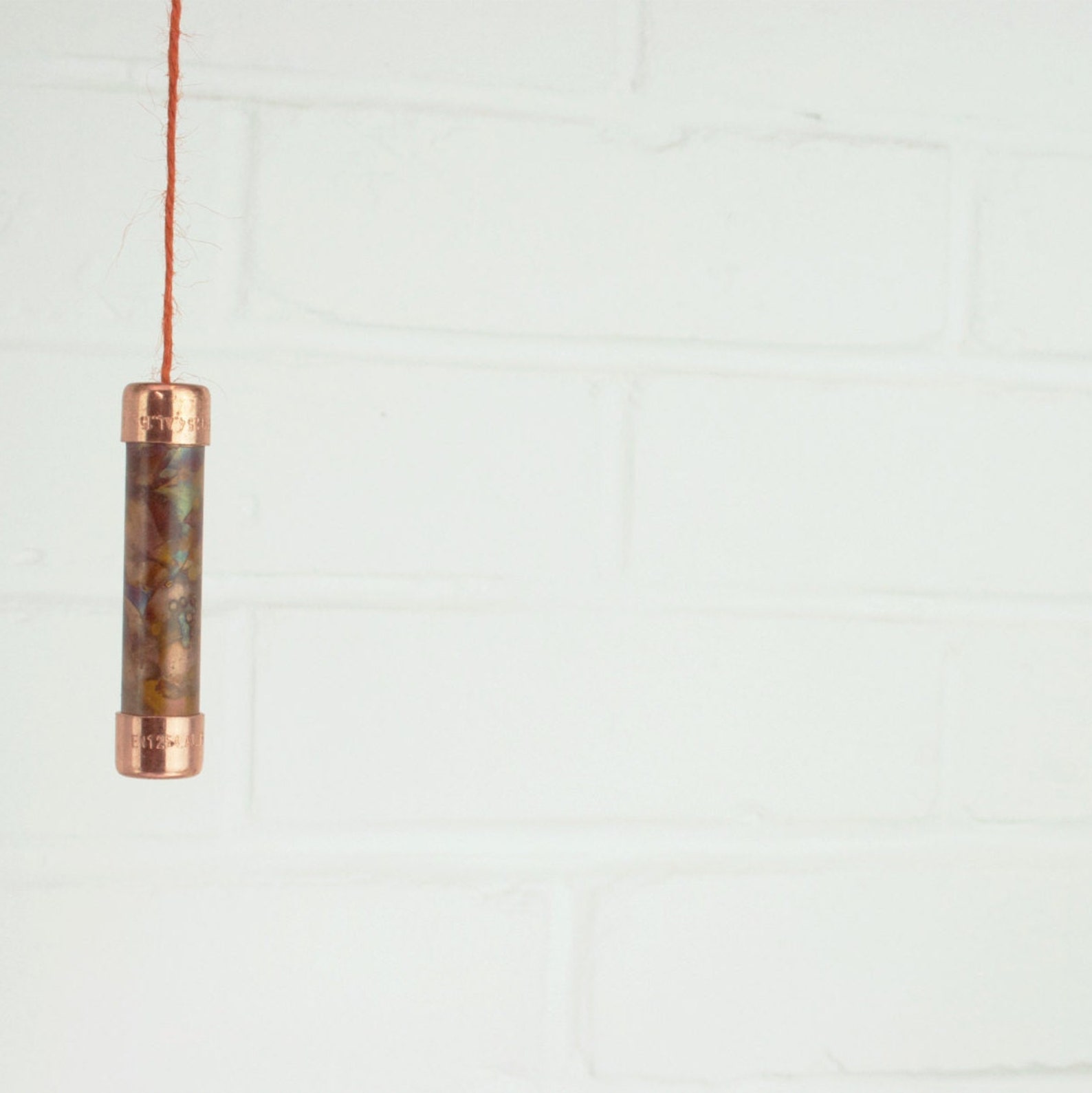 Copper and Mixed Rainbow Coloured Light Pull Etsy