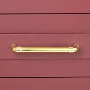 Solid Brass Door Pull for luxury kitchen cabinet handles