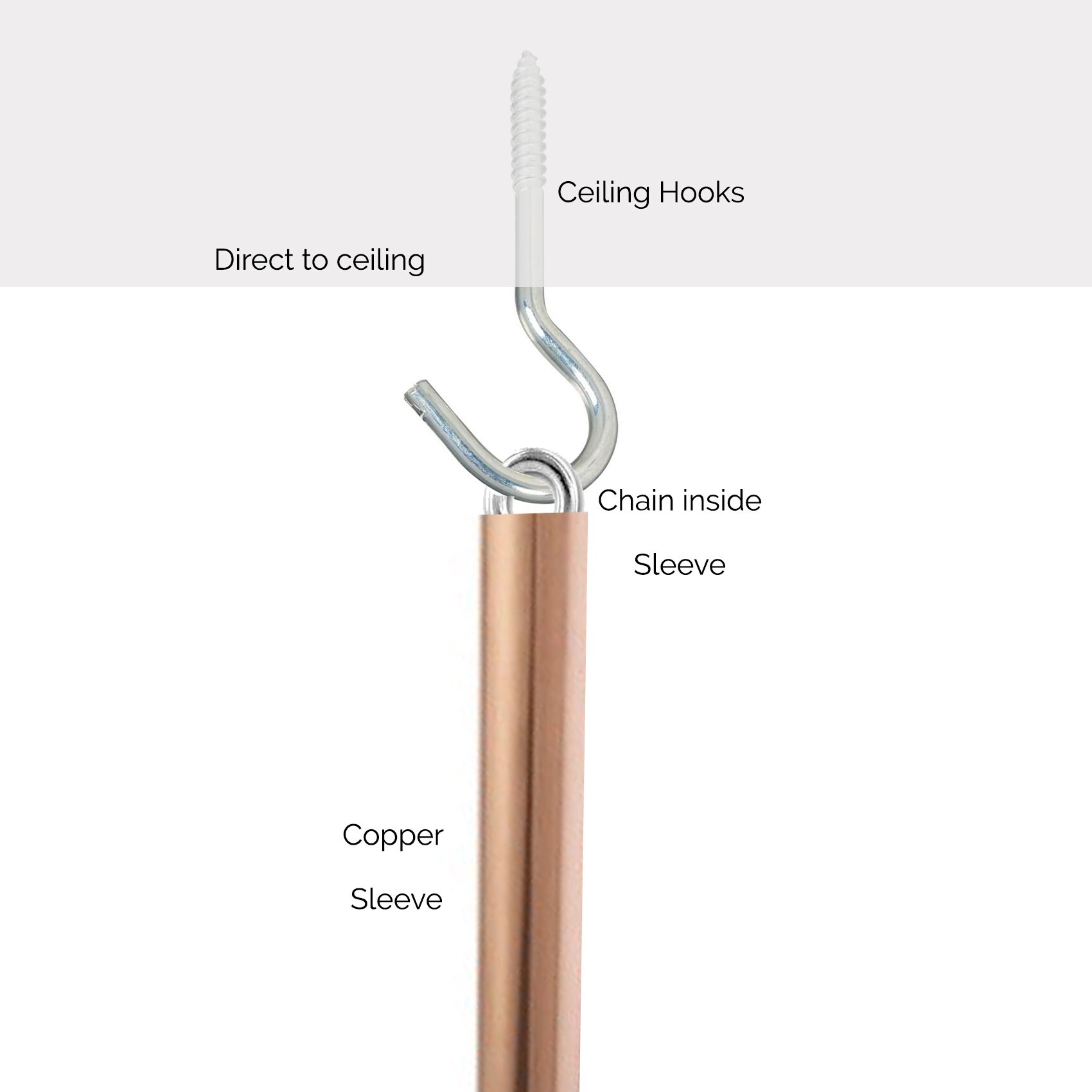 Hanging Copper Clothes Rail Clothes Rack Hanging Rail | Etsy