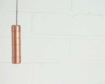 Long Thin Copper Light Pull, bathroom light pulls - sting light Pull - Pull switches and cords