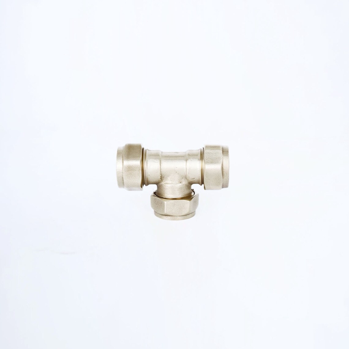 Industrial Brass T Knob With Closed Ends Etsy