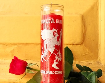 Run Devil Run Ritual Prayer Candle