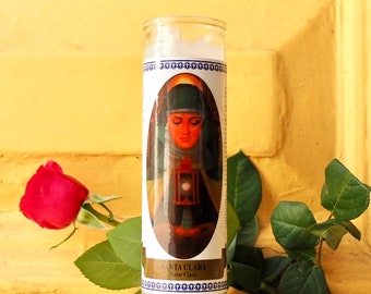 Saint Clara Ritual Prayer Candle