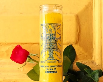 Cross of Caravaca Ritual Prayer Candle