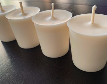 Hand Poured Green Tea and Lemongrass 20 Pack Votive Candles | Richly Scented Candle | Soy Blend Candle | Handmade Candle | Candle Gift Idea