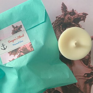 One Hand Poured Dragon’s Blood Votive Candle | Richly Scented Candle | Soy Blend Candle | Handmade Candle | Candle Gift Idea