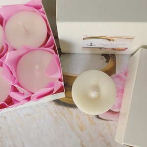 Hand Poured Sea Salt & Orchid 20 Pack Votive Candles | Richly Scented Candle | Soy Blend Candles | Handmade Candle | Candle Gift Idea