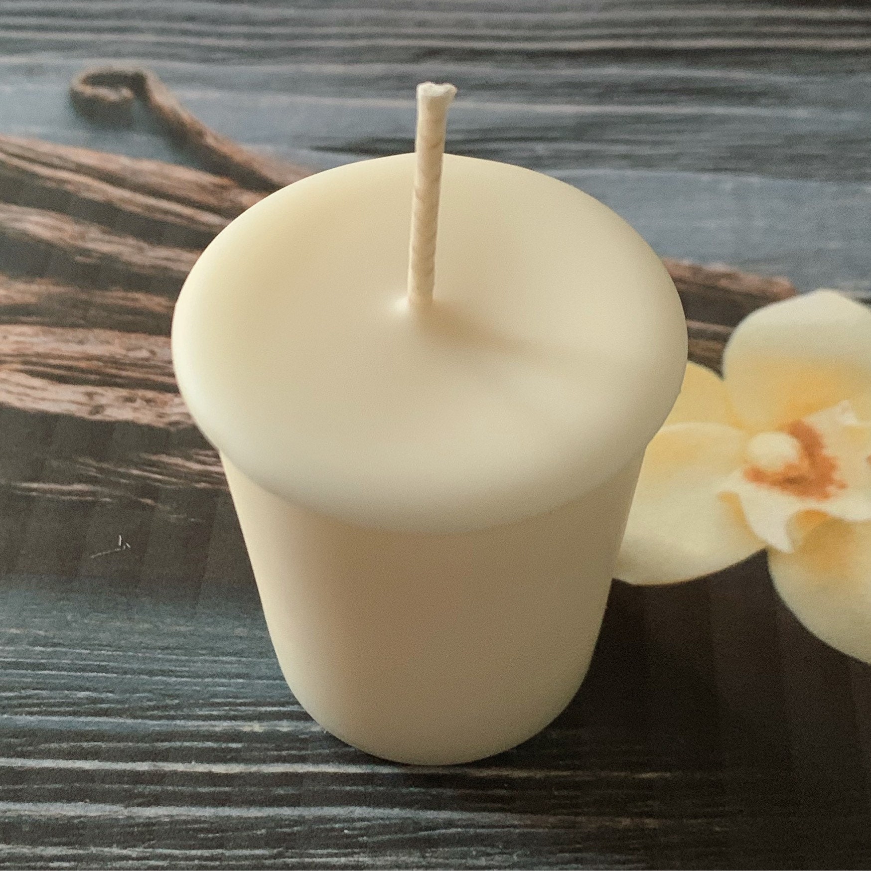 Beeswax Flat Top Votives Pure Beeswax Candles Directly From the Beekeeper 