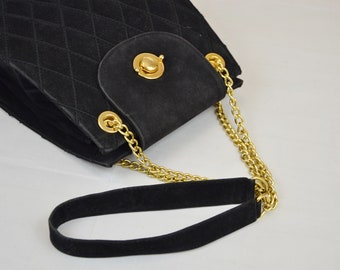 Silver on Black Bag Birthday Xmas Gift Great Dane Shoulder Bags Metallic Gold