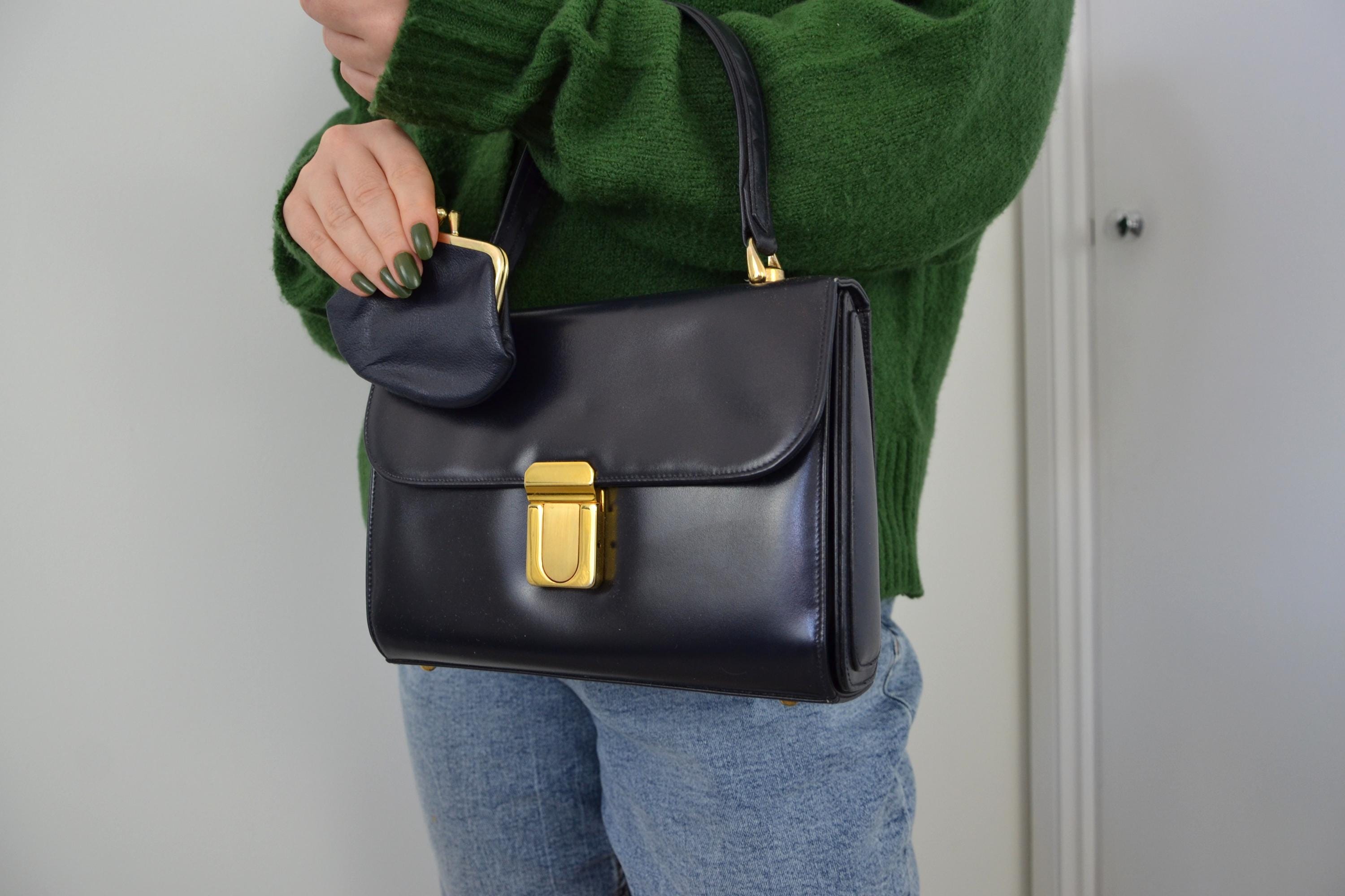 Vintage Saks Fifth Avenue Purse Vintage Top Handle Bags