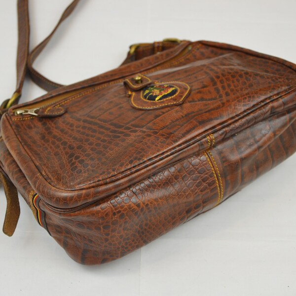 Leather Paisley Bag Etsy