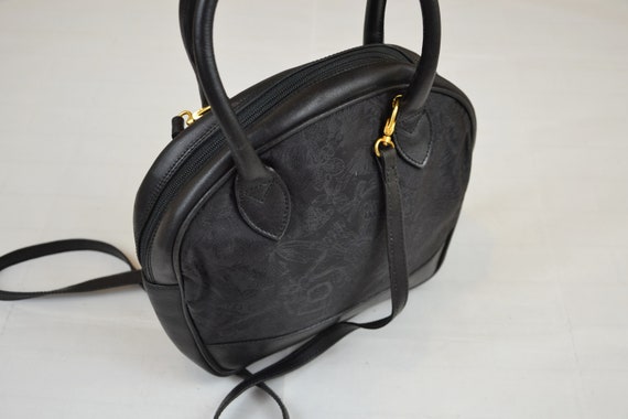 Vintage Diana de Silva Rounded Shoulder Bag Leath… - image 1