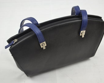 LAUNER STYLE European Vintage Handbags Genuine Cowhide 