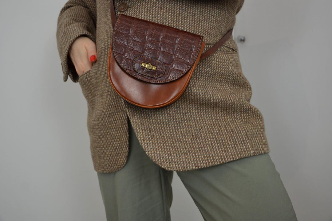 Ceinture en cuir El Campero vintage : boucle Chief, laçage